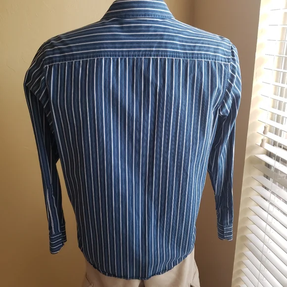 INC International Concepts Long Sleeve Button-Down Shirt – Men’s Size L - Picture 4 of 9